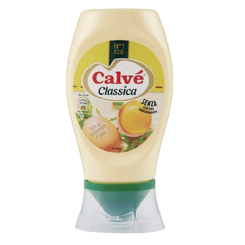 Calvè Calvé Klassik Mayonnaise Fritessoße Soße Sauce 250ml mit Eiern aus Nährboden 6x Original italienisch
