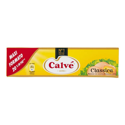 Calvè Mayonnaise Calvè Calvé Calve Klassik Mayonnaise mayonaise Soße Sauce 185ml Mayo Imbiss Fritten 6x Original italienisch 8711200537129