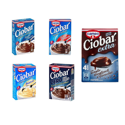 Cameo Kakao & Heiße Schokolade Cameo Ciobar Hot Chocolate 5 x 125 g Test Pack Original italienisch 8003000615009