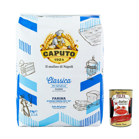 Caputo Farina Molino Classica per Pizza Napoli Pizzamehl Pizza Mehl 5 kg Brot italienisch Original