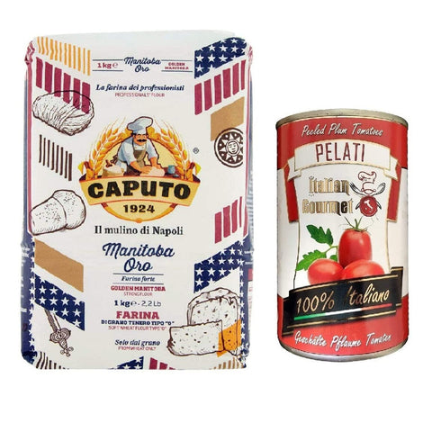 Caputo Farina Molino Manitoba oro Pizza Napoli 1x1kg Original italienisch Sauce
