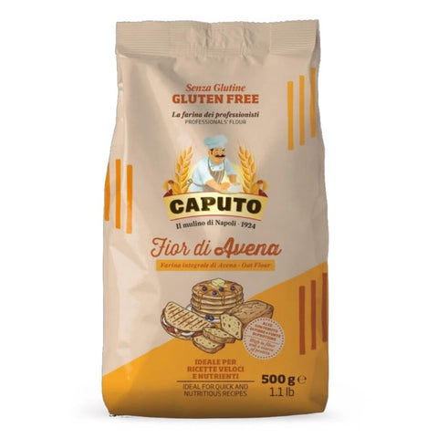 Caputo Teffmehl 12x Caputo Fior di Avena Vollkorn-Hafermehl, glutenfrei, 500 g