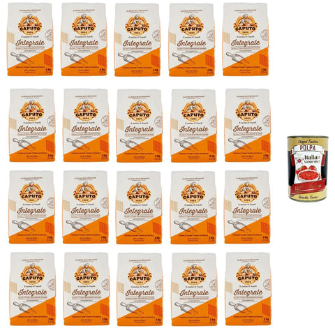 Caputo Teffmehl Caputo farina integrale Vollkornmehl Mehl zartes Vollkorn wholemeal flour 1 kg Teffmehl italienisch Original 8014601150707