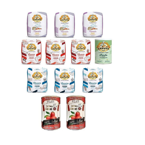 Caputo Testpaket Farina Molino Nuvola Classica Cuoco Pizzamehl Mehl 9x1kg Original italienisch Zutat