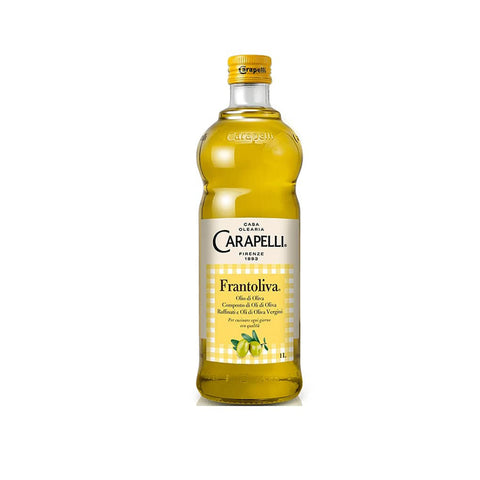 Carapelli Frantoliva Olio di Oliva Olivenöl mit Raffinierten und Nativen Olivenölen 1x1l Original italienisch Feinkost
