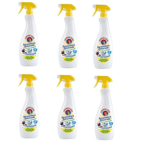 CHANTECLAIR Chante Clair Limone Sgrassatore universale Superpotente Entfetter Reiniger 6x Original italienisch