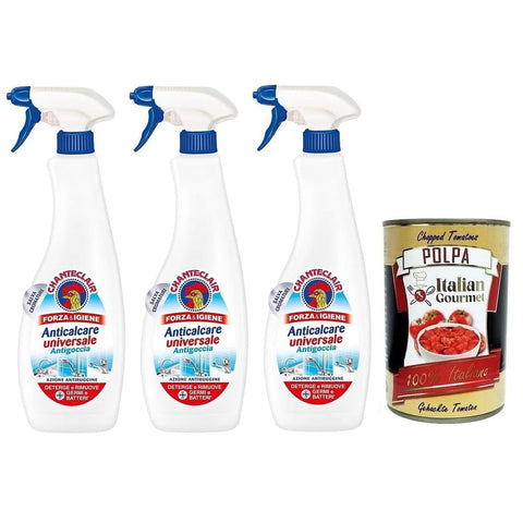 Chanteclair Badreinigung Chanteclair Anticalcare Universale Antigoccia Reiniger Anti Kalk Reinigungsmittel für harte Oberflächen,Anti Rost Wirkung 625 ml italienisch Original 8015194517892