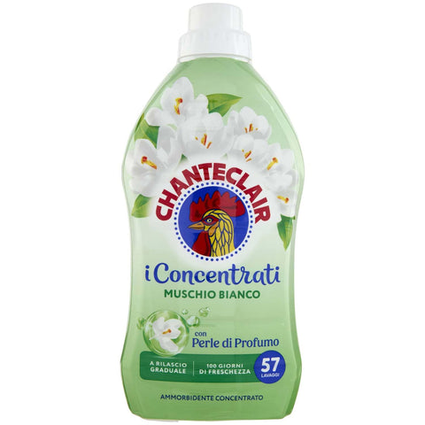 CHANTECLAIR Weichspüler I Konzentrat, 50 Waschgänge, weißer Moschus, 1 l Original italienisch