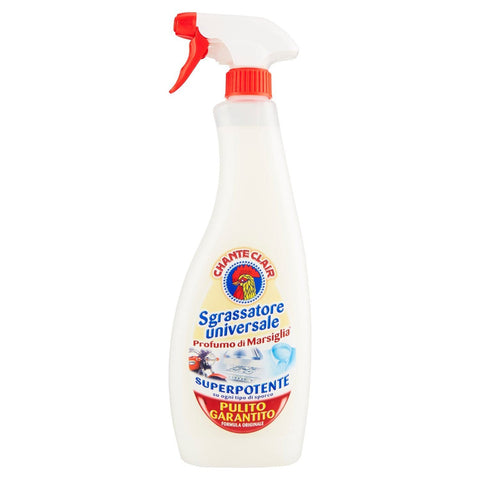 CHANTECLAIR Universeller Entfetter, Duft von Marseille, Superstark für jede Art von Schmutz 1x625ml Original italienisch Spezialputzmittel