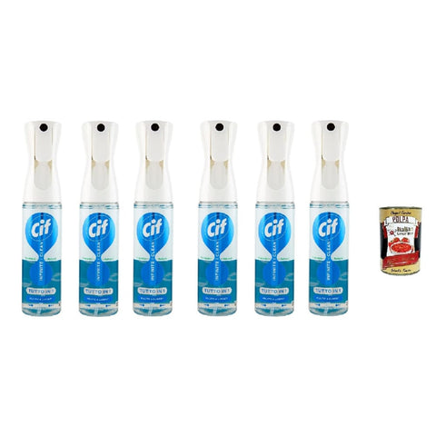 Cif Infinite Handspülmittel Cif Infinite Clean Tutto in 1 Sensitive Fiori di Loto & Sali Minerali Mehrzweck-Oberflächenreiniger 6x280 ml 280 ml italienisch Original Pastasauce + kostenlos 8032804040014