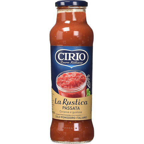 Cirio Passata di Pomodoro Rustica Tomatensauce Tomaten 100% Italienisch 680g 12x Original italienisch