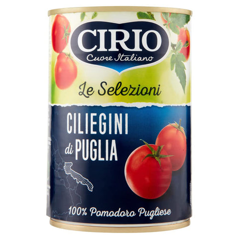 Cirio Ciliegini di Puglia Die Kirschtomaten Puglia Die Kirschtomaten 6x400g Original italienisch Feinkost