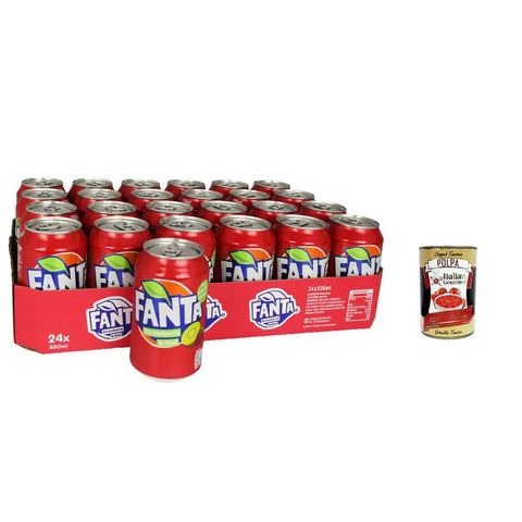 CocaCola Limonade CocaCola Fanta Strawberry & Kiwi 72x 330ml italienisch Original 5740700987984