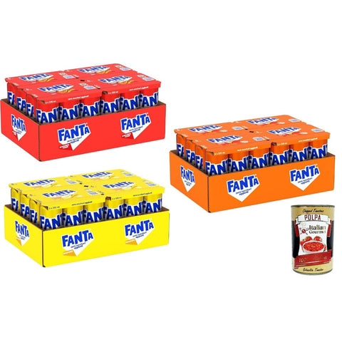 CocaCola Limonade CocaCola Fanta Zero Zuccheri Testpaket Orangen Lemonade und Blutorangensaft ohne Zuckerzusatz und 72 x 330 ml italienisch Original 5449000235367