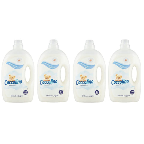 Coccolino Ammorbidente Diluito Delicato e Soffice Verdünnter Weichspüler 4x3l Original italienisch Haushalt