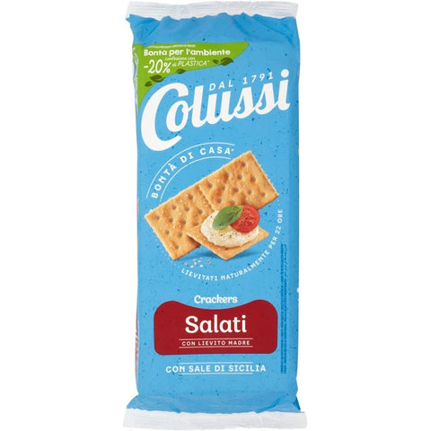 Colussi Crackers Colussi Crackers salati Salzgebäck gesalzen 500g kekse biscuits salted cookies 3x Original italienisch 8002590075453