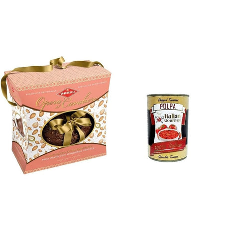 Condorelli Praline Condorelli Opera del Cavaliere EI mit dunkler Schokolade mit gerösteten Mandeln und kostbaren Überraschungen 330g italienisch Original 8032804040014