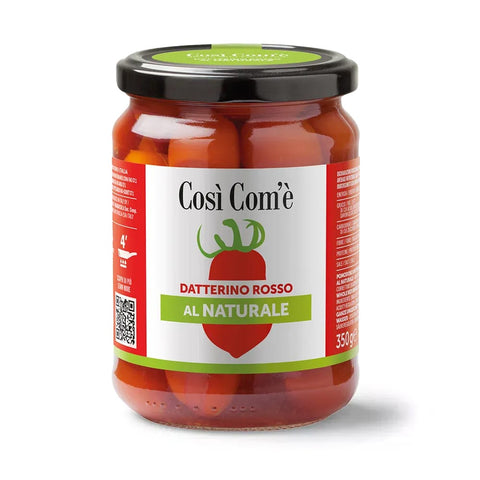Così Com’è Datterino Rosso al naturale natürliche rote Datterino-Tomate 6x 350g