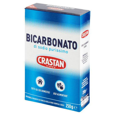 Crastan 1870 Crastan Bicarbonato di sodio purissimo reines Natriumbicarbonat für den Heimgebrauch und für Lebensmittel 250g Original italienisch