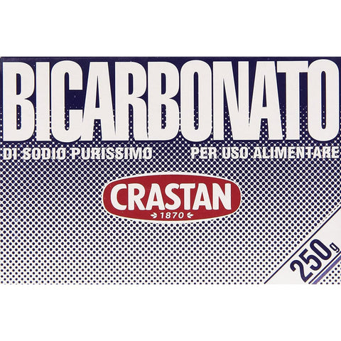 Crastan Natron Crastan Bicarbonato di sodio purissimo reines Natriumbicarbonat für den Heimgebrauch und für Lebensmittel 250g 6x Original italienisch 8007100094467