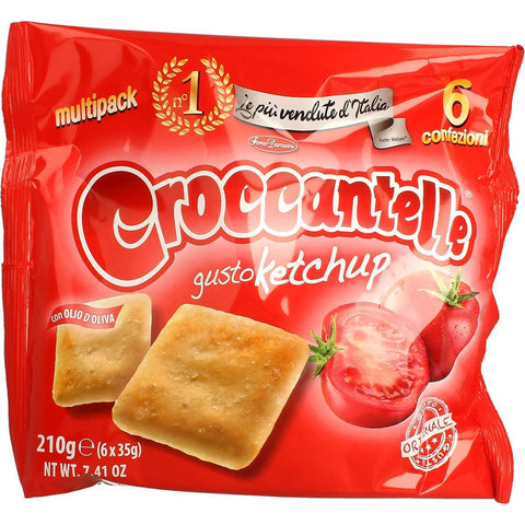 Croccantelle Gusto ketchup multipack (6 Umschläge) aus italien 6x 210 g Original italienisch
