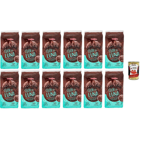 DALCOLLE COUR DI Abgepackte Gebäckstücke DALCOLLE COUR DI LUNA Mit Schokoladencreme gefüllte Croissants 250 GR 12x Original italienisch inkl. Italian Gourmet Polpa 400g 8004970146210