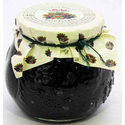 Darbo Konfitüren Darbo Naturrein Dekorglas - Waldbeer Konfitüre - 6x640 g italienisch Original 9001432033308