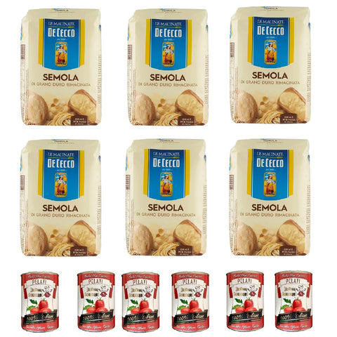 De Cecco Hartweizengrieß Semola di grano duro rimacinata 6x1kg Original italienisch Feinkost