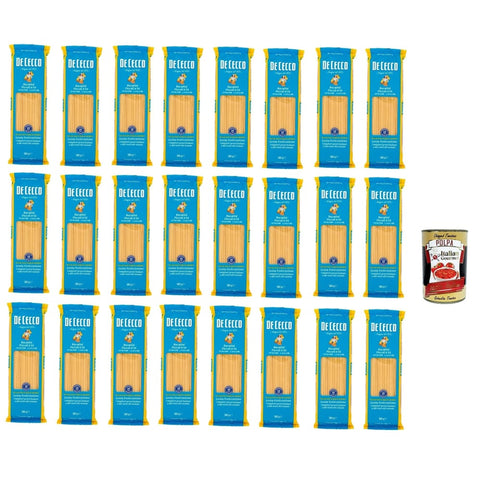 De Cecco Internationale Nudeln De Cecco bucatini piccoli N°14 100% Italienisch Pasta Nudeln 24x500 g italienisch Original + kostenlos Polpa 400 g 8001250120144