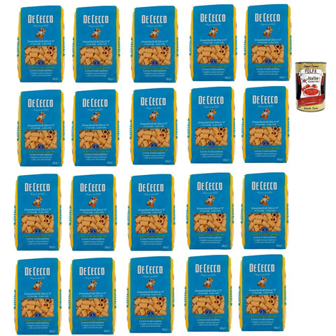De Cecco Internationale Nudeln De Cecco Gnocchetti di Zita N°37 100% Italienisch Pasta Nudeln 20x500 g italienisch Original + kostenlos Polpa 400 g 8032804040014