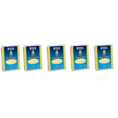 De Cecco Internationale Nudeln De Cecco Pasta De Cecco 100% Chicche di patate Nudeln Kartoffelpaste 5x 500g italienisch Original 8001250009982