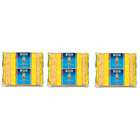 De Cecco Farfalle Pasta di Semola di Grano Duro Hartweizengrieß Pasta 100% Italienische Pasta Kurze Pasta Packung mit 3 Kg italienisch Original