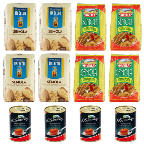 De Cecco Hartweizengrieß Semola di grano duro rimacinata 4x Original italienisch Pasta