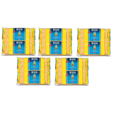 De Cecco Farfalle Pasta di Semola di Grano Duro Hartweizengrieß Pasta 100% Italienische Pasta Kurze Pasta Packung mit 3 Kg 5x italienisch Original