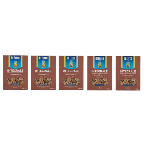De Cecco Pasta Orecchiette integrali 91 Vollkorn Nudeln 5x500g Original italienisch