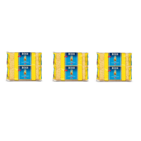 De Cecco Kurze Pasta De Cecco Fusilli Pasta di Semola di Grano Duro Hartweizengrieß Pasta 100% Italienische Pasta Kurze Pasta Packung mit 3Kg 3x Original italienisch 8001250180346