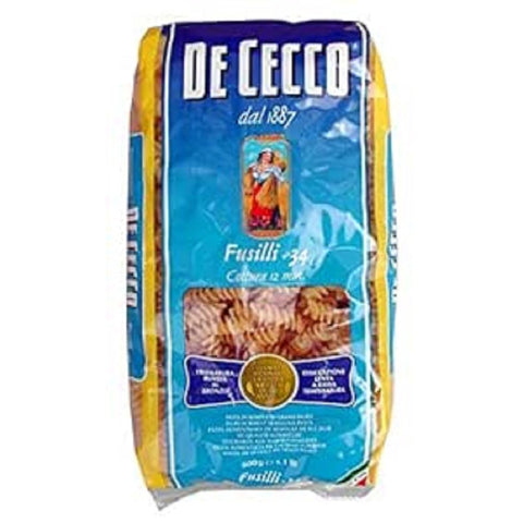 DE CECCO Ital. Fusilli, 6er Pack (6 x 500 g) Original italienisch