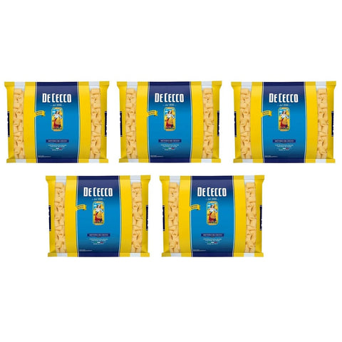 De Cecco Kurze Pasta De Cecco Mezzi Rigatoni Pasta di Semola di Grano Duro Hartweizengrieß Pasta 100% Italienische Pasta Kurze Pasta Packung mit 3 Kg italienisch Original 8001250180261