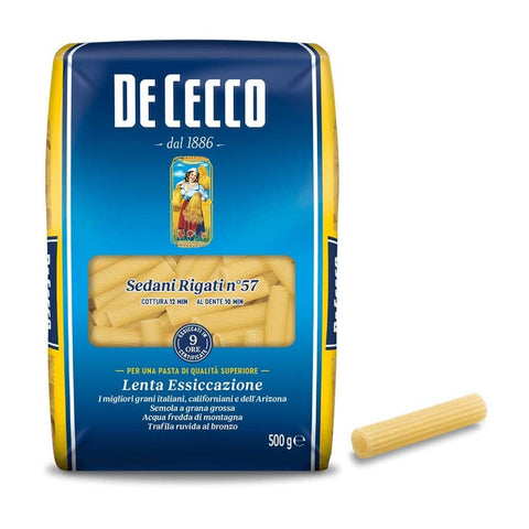 De Cecco Kurze Pasta De Cecco Pasta 100% Sedani Rigati n° 57 kurze Pasta 500g italienisch Original