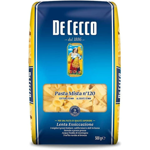 De Cecco Kurze Pasta De Cecco Pasta De Cecco 100% Italienisch Pasta Mista n° 120 gemischte pasta 500 g 20x italienisch Original 8001250121202