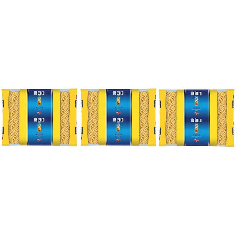 De Cecco Kurze Pasta De Cecco Penne Rigate Pasta di Semola di Grano Duro Hartweizengrieß Pasta 100% Italienische Pasta Kurze Pasta Packung mit 3Kg 3x Original italienisch 8001250180414