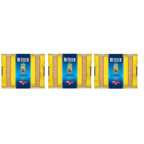 De Cecco Spaghettoni Quadrati Pasta di Semola di Grano Duro Hartweizengrieß Pasta 100% Pasta Längliche Pasta Packung mit 3x 3Kg Original italienisch