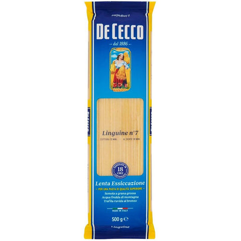 De Cecco Pasta 100% Italienisch Linguine n. 7 Nudeln 500g 5x Original italienisch