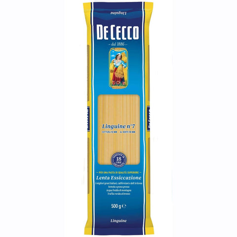 De Cecco Längliche Pasta De Cecco Linguine Pasta, 24 x 500 g Original italienisch 8001250005090