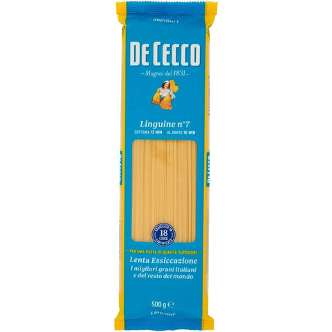 De Cecco Längliche Pasta De Cecco Pasta 100% Italienisch Linguine n. 7 Nudeln 500g 10x Original italienisch 8001250120076