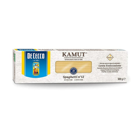 De Cecco Längliche Pasta De Cecco Spaghetti Pasta Kamut Cee - à 500 g 4 Stück italienisch Original 8001250040121