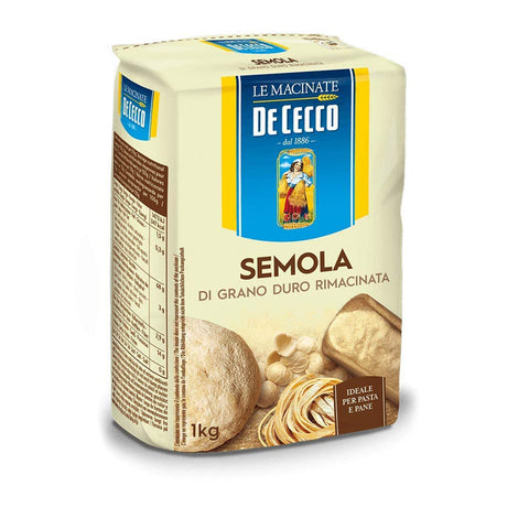 De Cecco Hartweizengrieß - Semola di Grano Duro, De Cecco, No.176, 10 kg, 10 x 1000g Original italienisch