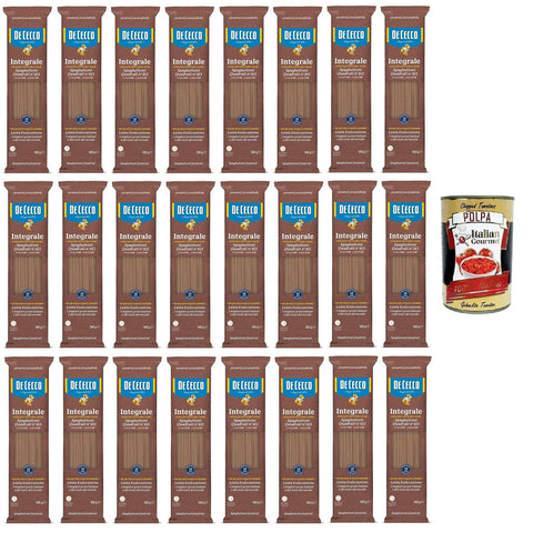 De Cecco Speghettoni Quadrati Integrali N°413 Hartweizengrieß Pasta, Vollkornnudeln 24x500g Original italienisch