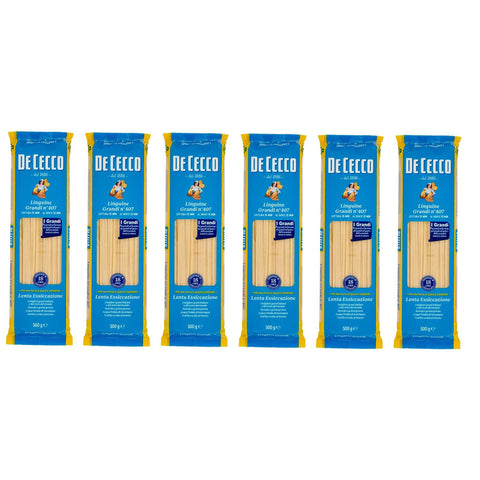 De Cecco Pasta De Cecco 100% Italienisch Linguine Grandi n°407 Nudeln 500 g 6x italienisch Original