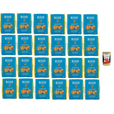 De Cecco Nudeln & Pasta De Cecco Pasta De Cecco 100% Italienisch Mezzi Rigatoni N° 26 Nudeln 500 g 24x italienisch Original + kostenlos Polpa 400 g 8001250120267